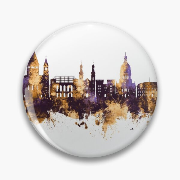 Item preview, Mainz Germany Skyline designed and sold by ArtPrints.