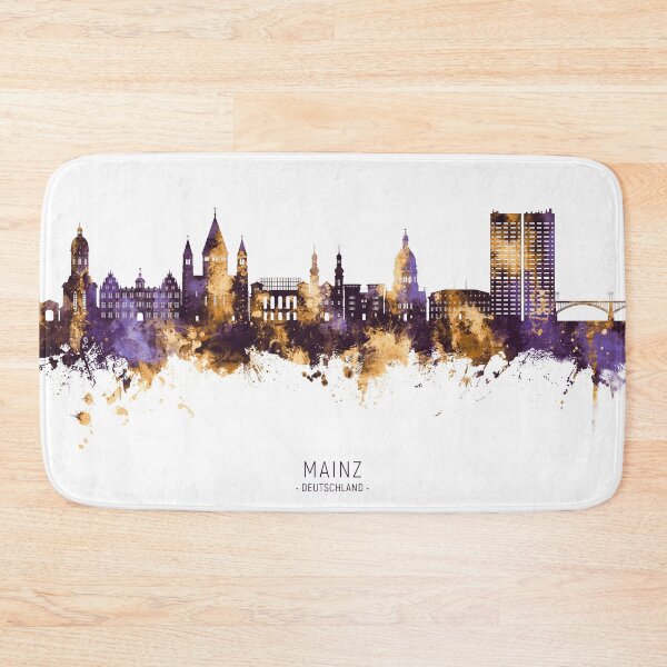 Item preview, Mainz Germany Skyline designed and sold by ArtPrints.
