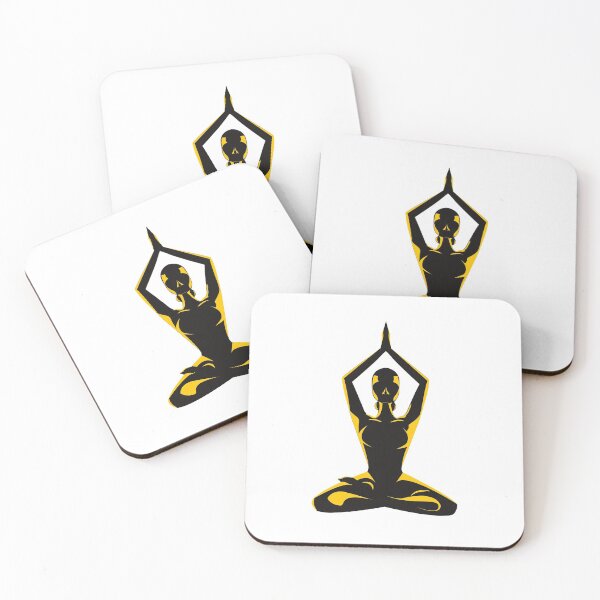 Item preview, Gold yoga meditation designed and sold by Seoul26.