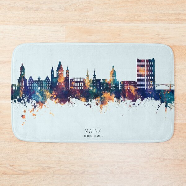 Item preview, Mainz Germany Skyline designed and sold by ArtPrints.