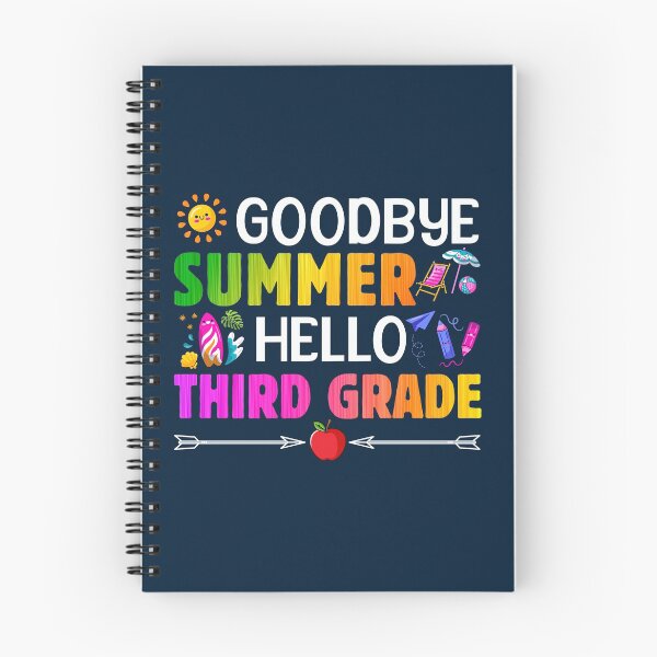 Item preview, Goodbye Summer Hello Third Grade Back To School Students Teachers designed and sold by TrenddyArts.