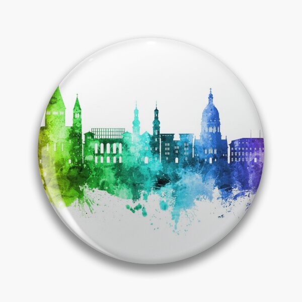 Item preview, Mainz Germany Skyline designed and sold by ArtPrints.