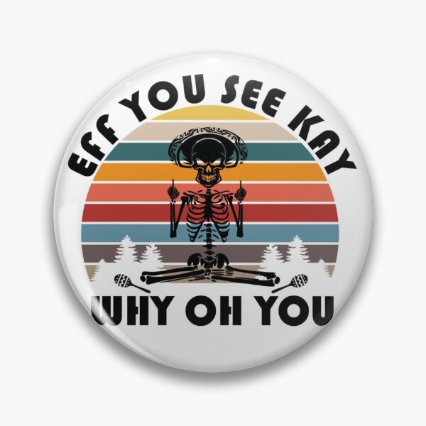 Item preview, FUNNY MEDITATING SKELETON EFF YOU SEE KAY WHY OH YOU designed and sold by USAGraphics.