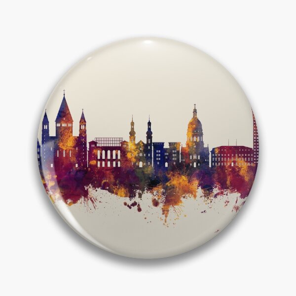 Item preview, Mainz Germany Skyline designed and sold by ArtPrints.