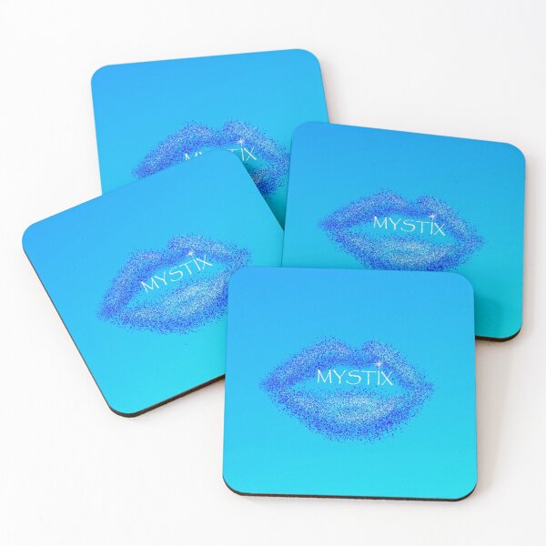 Item preview, Kiss Mystix brand teal design designed and sold by MystixJack.
