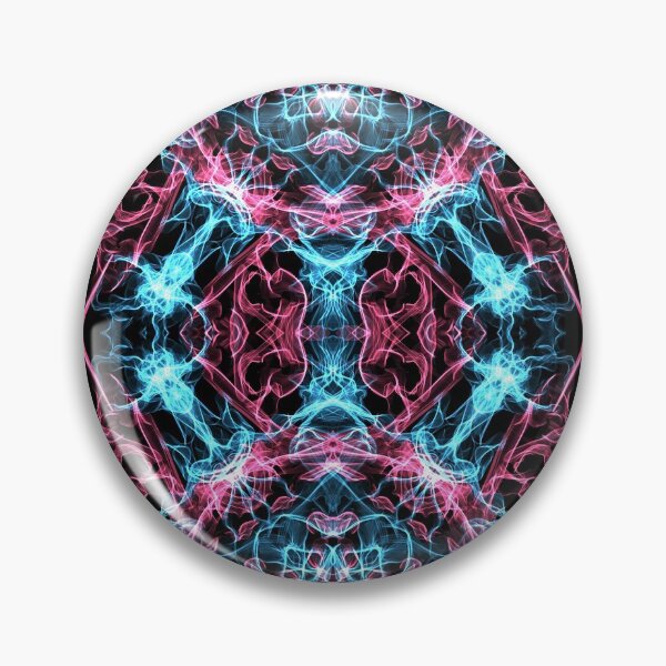 Item preview, Liquid Light Series #90 ~ Red and Blue Abstract Fractal Pattern designed and sold by Ascension Vibrations.