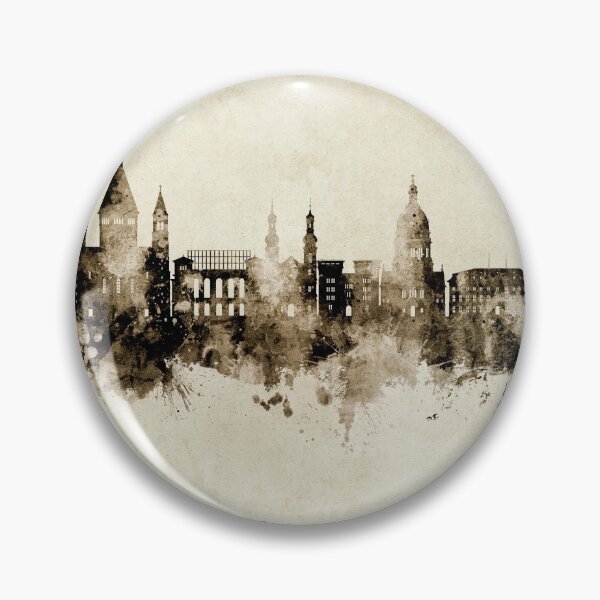 Item preview, Mainz Germany Skyline designed and sold by ArtPrints.