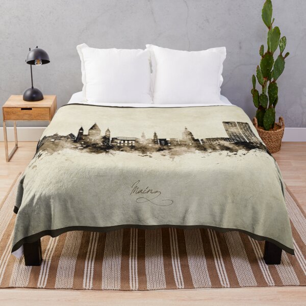 Item preview, Mainz Germany Skyline designed and sold by ArtPrints.