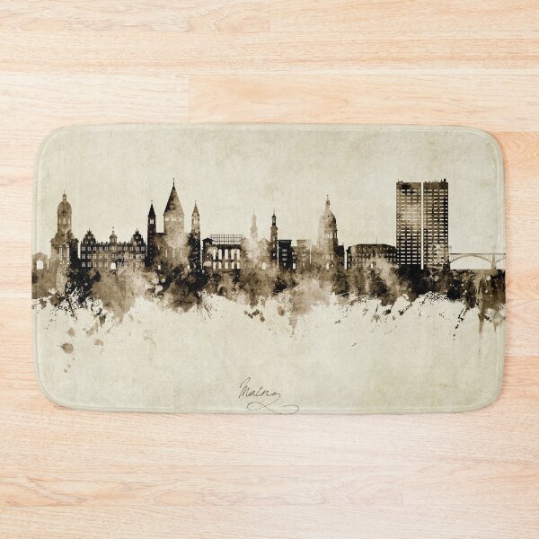 Item preview, Mainz Germany Skyline designed and sold by ArtPrints.