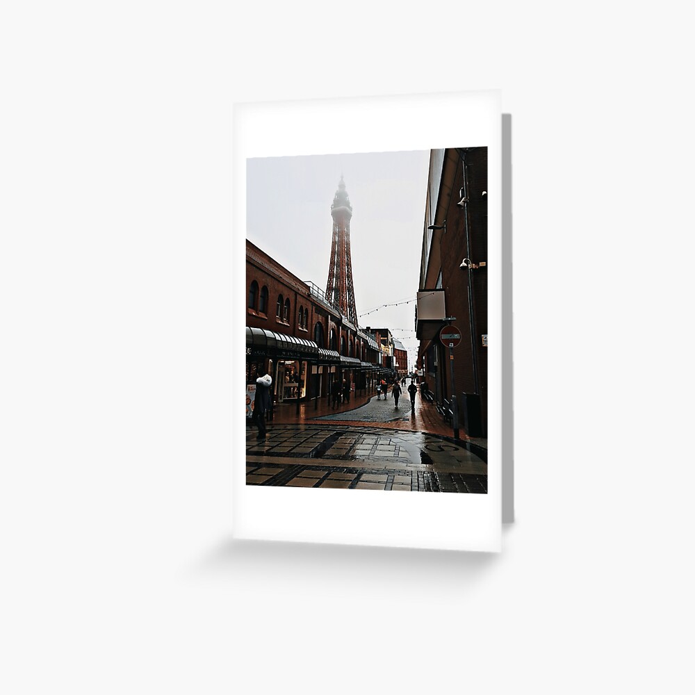"Blackpool" Greeting Card for Sale by Bluemooncreate Redbubble