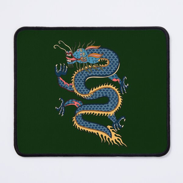 Item preview, TIBETAN DRAGON RUG-green designed and sold by BEATRIZ ABAITUA.