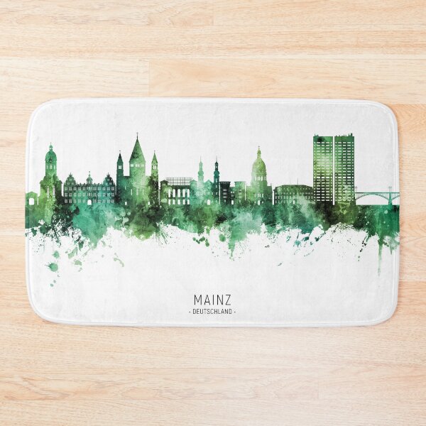 Item preview, Mainz Germany Skyline designed and sold by ArtPrints.