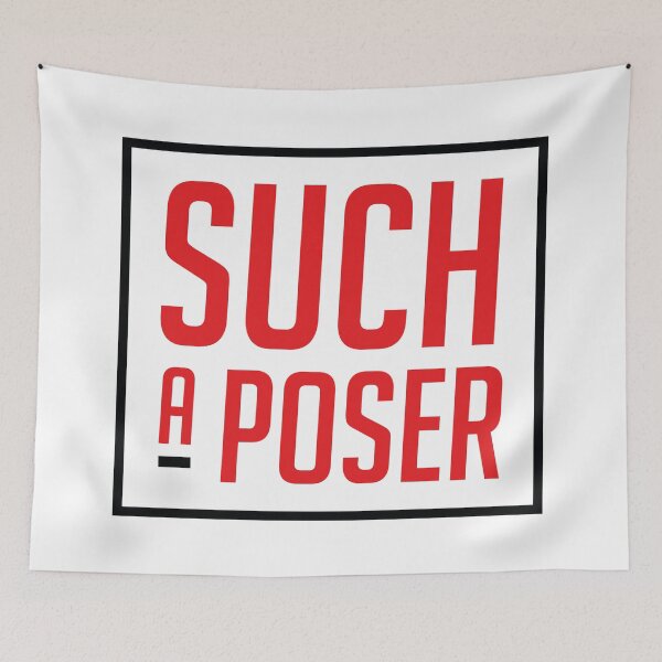 Item preview, Such a Poser (Black and Red) designed and sold by FilipeFerreira.