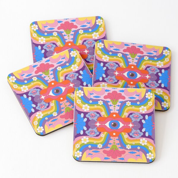 Item preview, Retro Psychedelic Pattern designed and sold by rangwaali.