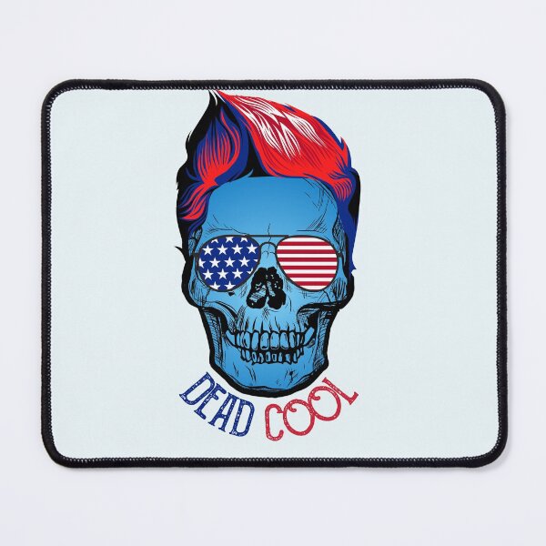 Item preview, 4th of July True Blue Dead Cool American patriot Skull- Airsoft by Design designed and sold by AirsoftBD.