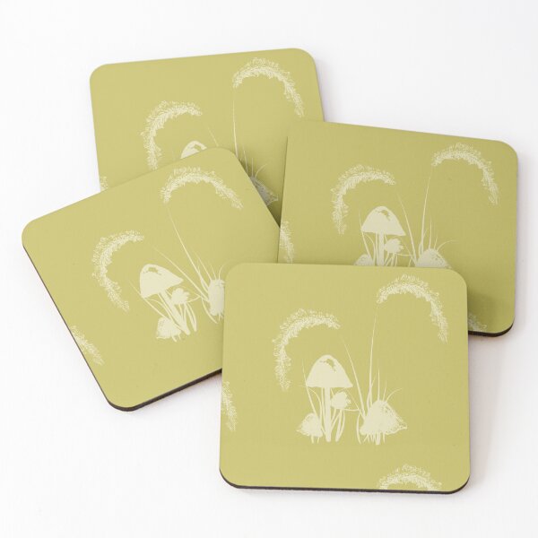 Item preview, Mushroom Buds in Mustard designed and sold by maggie-byrd.
