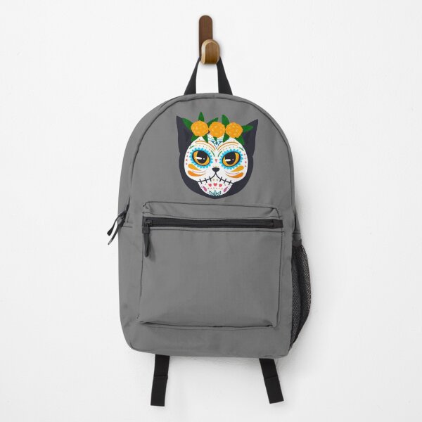 Item preview, Skull Cat - Dia de los muertos designed and sold by CricketDoodles.