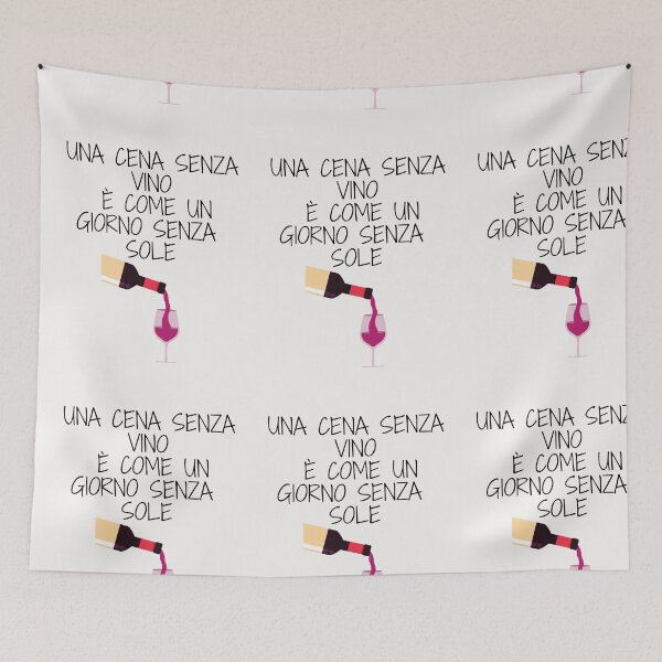 Item preview, Una cena senza vino è come un giorno senza sole designed and sold by omaeth303.