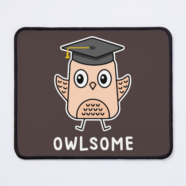Item preview, Owlsome. Graduation gift. Awesome Owl With College Cap designed and sold by TashaVector.