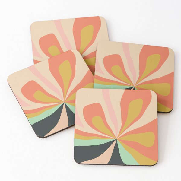 Item preview, Retro Floral #2 - Abstract Floral Print designed and sold by ALICIA BOCK.