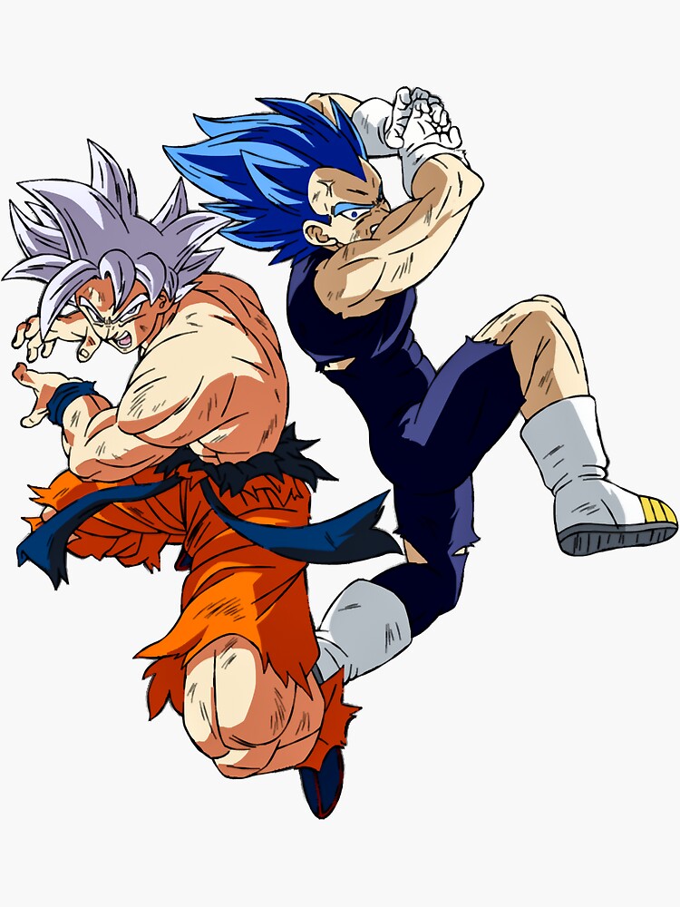 Goku And Vegeta Dragon Ball Z Sticker for Sale by KieranSykes