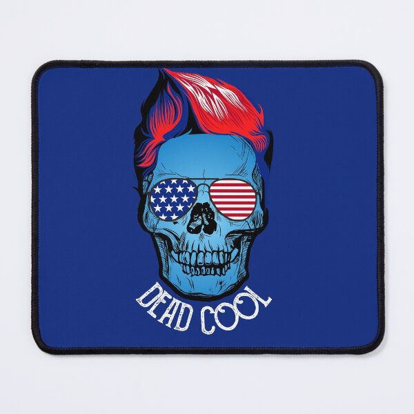 Item preview, 4th of July True Blue Dead Cool American patriot Skull- Airsoft by Design designed and sold by AirsoftBD.