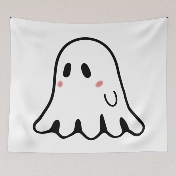 Item preview, Cute Blushing Sheet Ghost designed and sold by Jennaviveart.