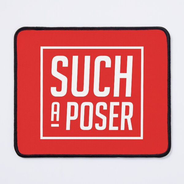 Item preview, Such a Poser (Red BG) designed and sold by FilipeFerreira.