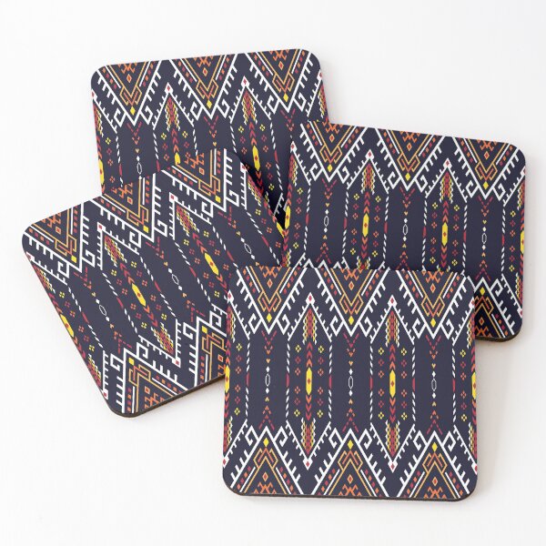 Artikelvorschau, geometrisches Muster ethnisches Muster orientalisches Ikat-Muster traditionelles Design für Hintergrund Teppich Tapete Kleidung Wrap Batik Stoff Vektor Illustration Stickstil entworfen und verkauft von Pongsatorn298.