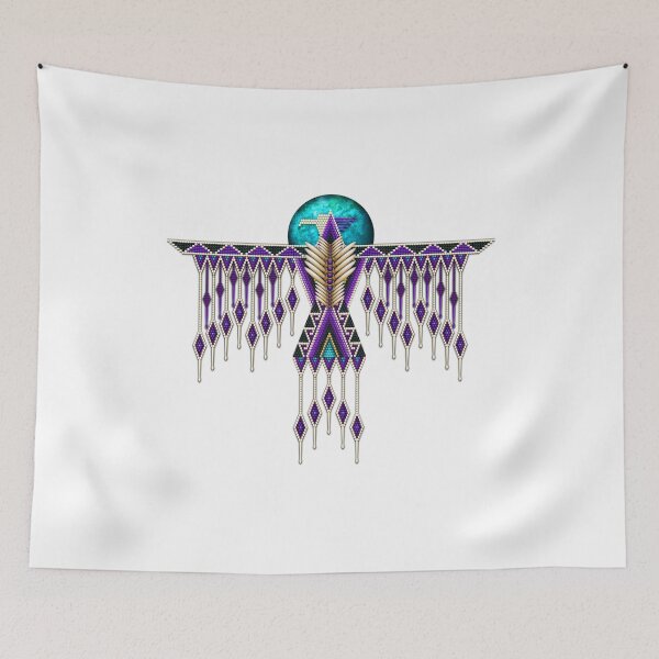 Item preview, Purple Native American Style Thunderbird designed and sold by Naumaddic Arts.