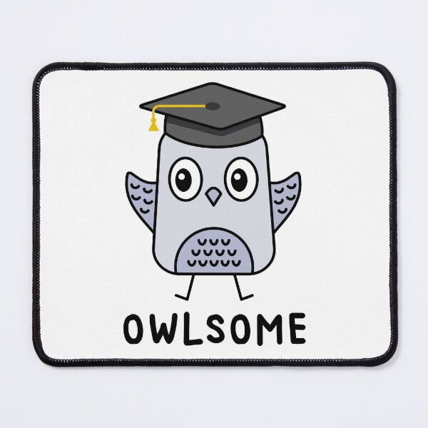 Item preview, Owlsome. Awesome Owl With College Cap designed and sold by TashaVector.