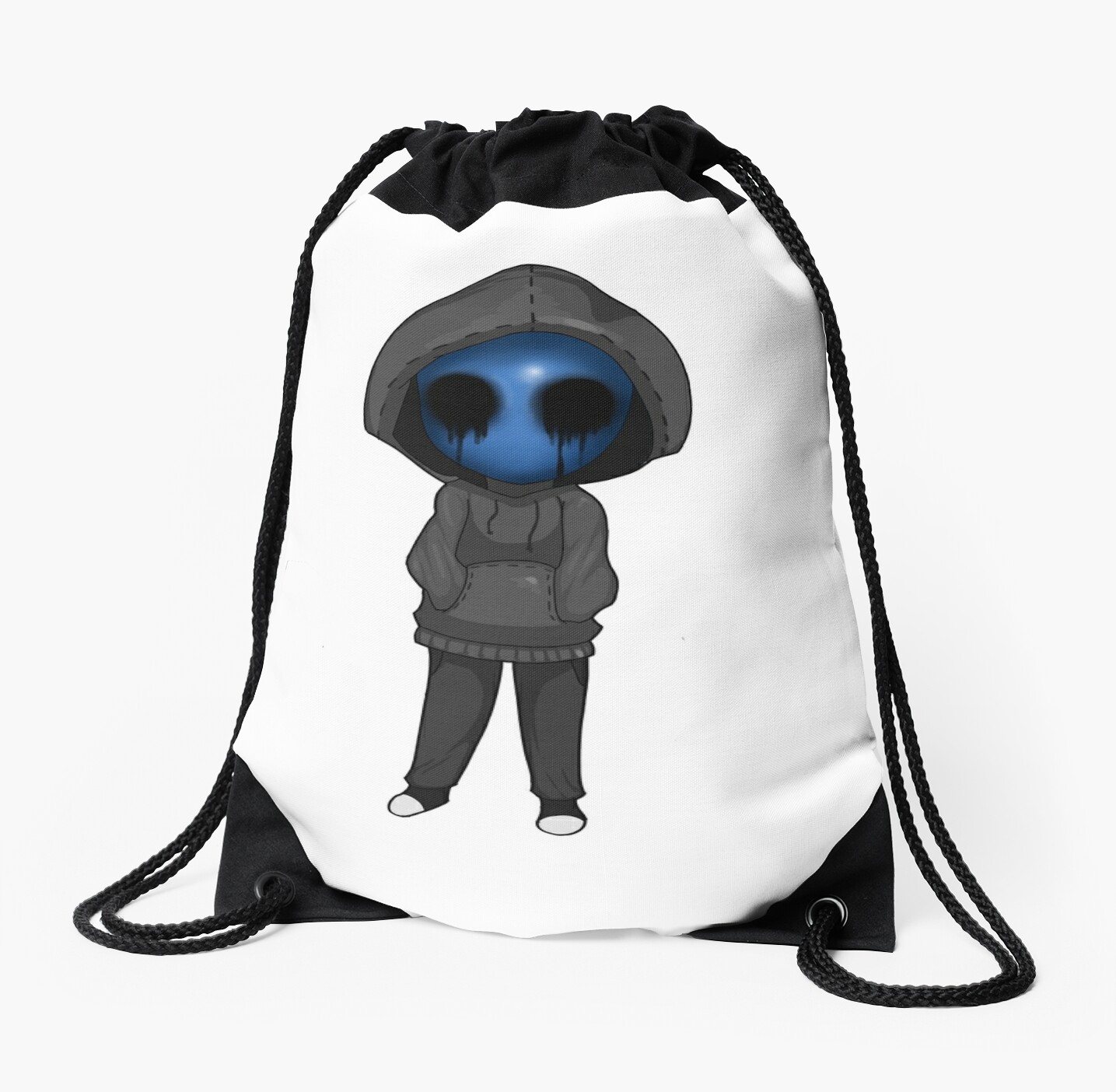 Eyeless Jack Creepy Pasta Drawstring Bag By Wheezywallaby Redbubble