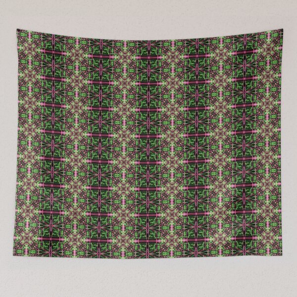 Item preview, Liquid Light Series #91 ~ Green and Red Abstract Fractal Pattern designed and sold by Ascension Vibrations.