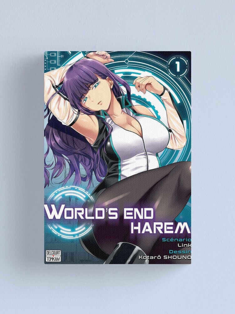 anime world end harem cartoon Canvas Art Poster and Wall Art