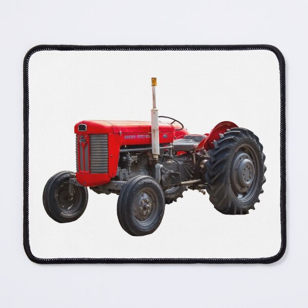 Item preview, Red vintage tractor designed and sold by Millysuewood.