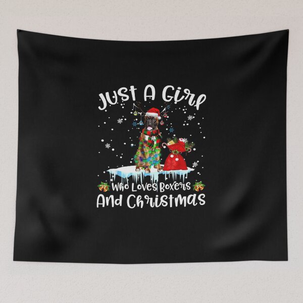 Item preview, Just A Girl Who Loves Pitbull And Christmas Ugly designed and sold by wowart4u.
