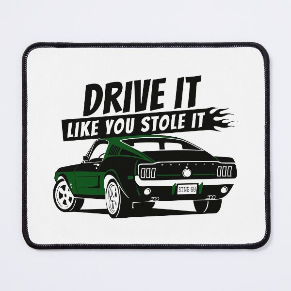 Item preview, 68 Mustang Fastback green designed and sold by posay.