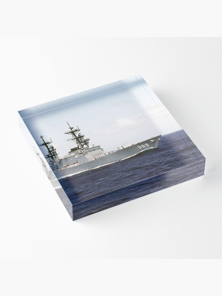 Alternate view of USS DEYO (DD-989) SHIP'S STORE Acrylic Block