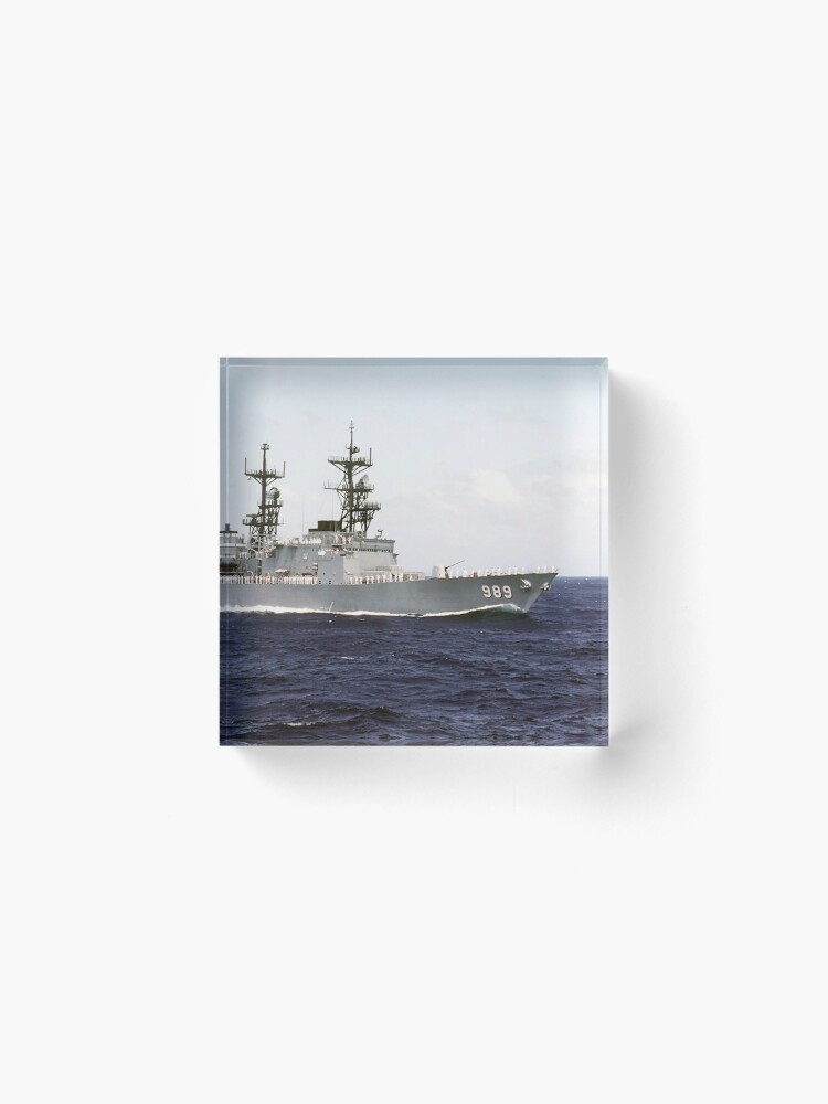 Alternate view of USS DEYO (DD-989) SHIP'S STORE Acrylic Block