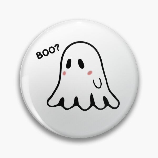 Item preview, Cute Blushing Sheet Ghost Saying Boo? designed and sold by Jennaviveart.