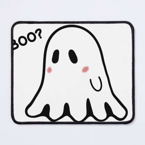 Item preview, Cute Blushing Sheet Ghost Saying Boo? designed and sold by Jennaviveart.