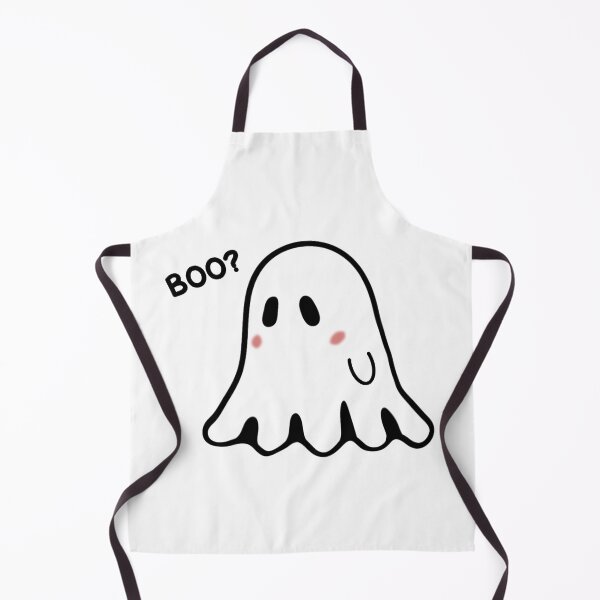 Item preview, Cute Blushing Sheet Ghost Saying Boo? designed and sold by Jennaviveart.