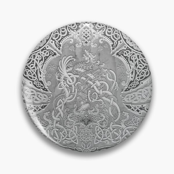 Item preview, Viking style Dragon - Stone White designed and sold by Abysm Internal.
