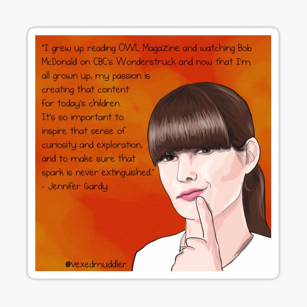 #SciComm100: Jennifer Gardy Sticker