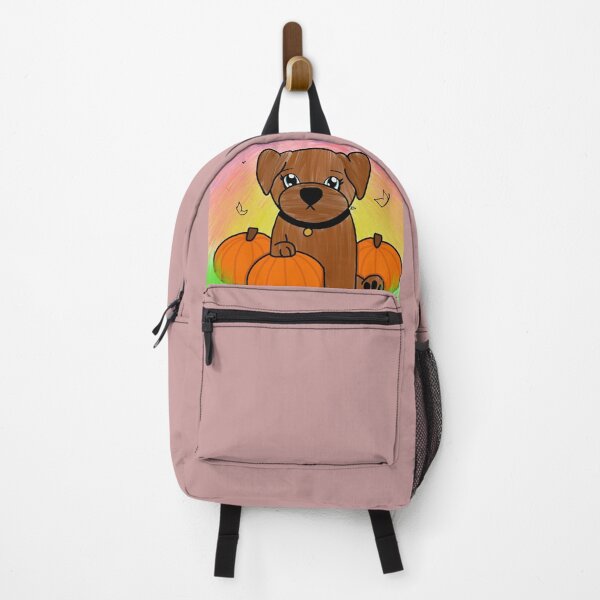 Item preview, Cute cartoon puppy with pumpkins designed and sold by randomartistkc.