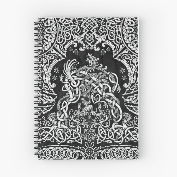 Item preview, Viking style Dragon - White and Black designed and sold by Abysm Internal.