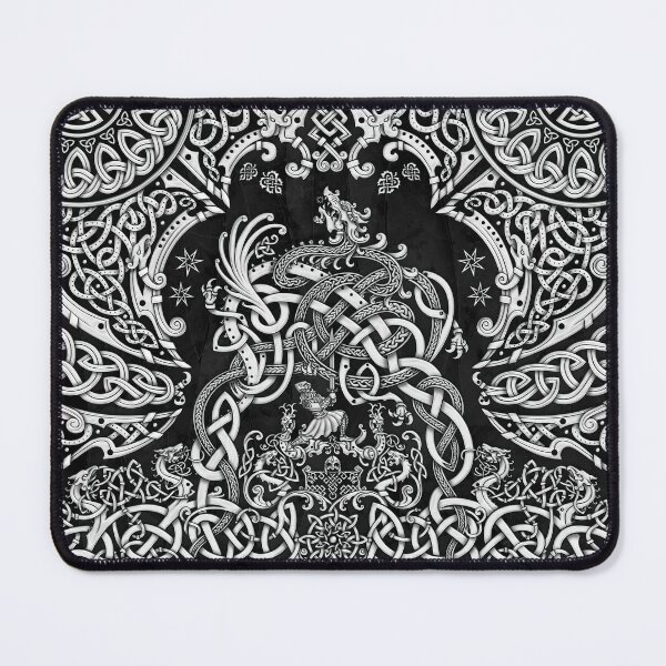Item preview, Viking style Dragon - White and Black designed and sold by Abysm Internal.