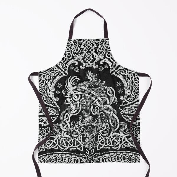 Item preview, Viking style Dragon - White and Black designed and sold by Abysm Internal.