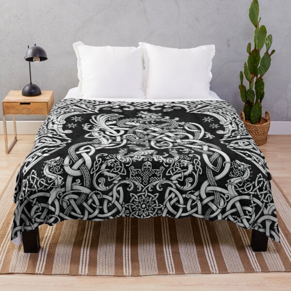 Item preview, Viking style Dragon - White and Black designed and sold by Abysm Internal.