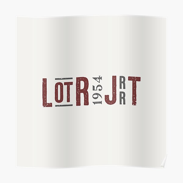 LotR JRR Tolkien 1954 Poster